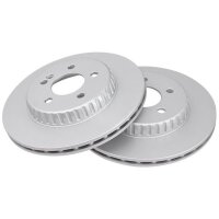2 brake discs ventilated Ø 295 mm 24 mm A.B.S. for...
