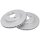 2 brake discs ventilated Ø 295 mm 24 mm A.B.S. for MB C-CLASS and others