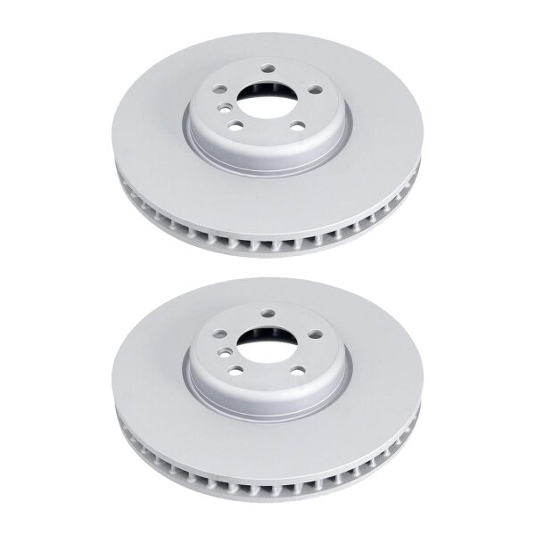 2 brake discs ventilated Ø 348 mm 36 mm A.B.S. for BMW 5 Series and others