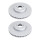 2 brake discs ventilated Ø 348 mm 36 mm A.B.S. for BMW 5 Series and others