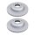 2 brake discs ventilated Ø 330 mm 24 mm A.B.S. for BMW Z4 and others