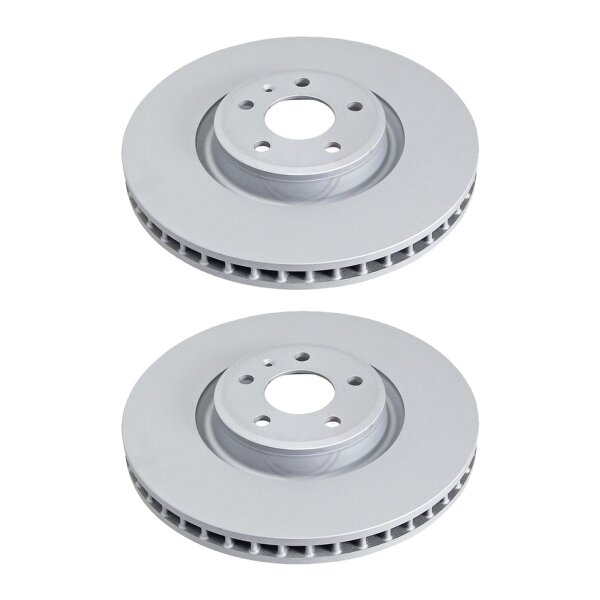 2 brake discs ventilated Ø 349 mm 34 mm A.B.S. for AUDI A6 and others
