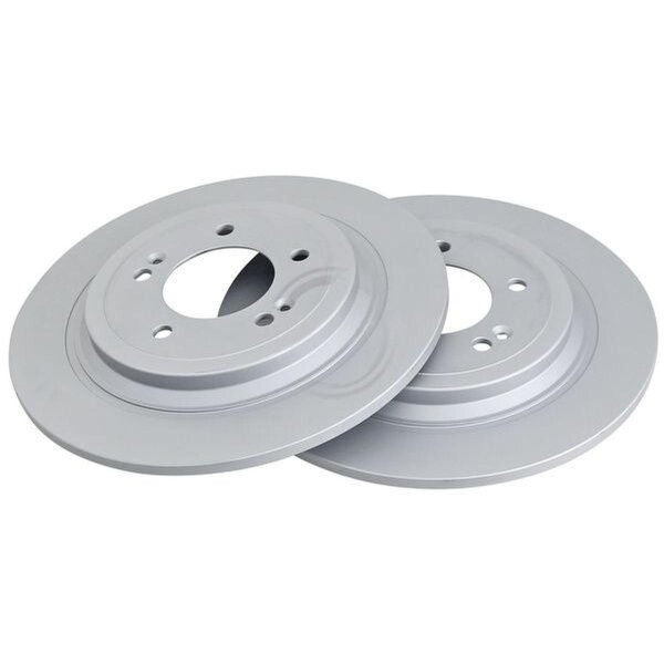 2 brake discs full Ø 302 mm 10 mm A.B.S. for HYUNDAI TUCSON and others