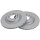 2 brake discs ventilated Ø 320 mm 22 mm A.B.S. for e.g. ALFA ROMEO GIULIA