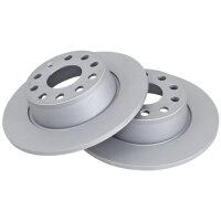 2 brake discs full Ø 272 mm 10 mm A.B.S. for SEAT...
