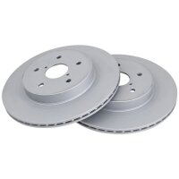 2 brake discs ventilated Ø 300 mm 17 mm A.B.S. for...