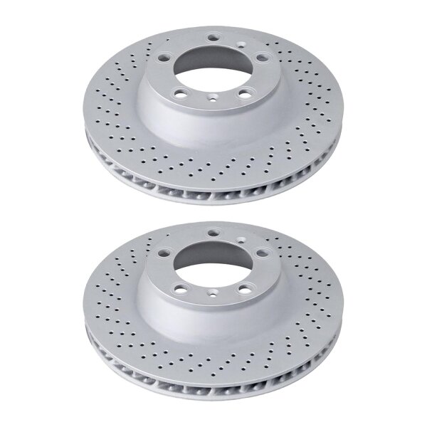 2 brake discs ventilated Ø 330 mm 28 mm A.B.S. for PORSCHE 911 and others