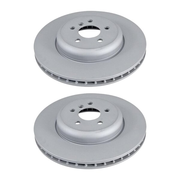 2 brake discs ventilated Ø 348 mm 30 mm A.B.S. for BMW 5 Series and others