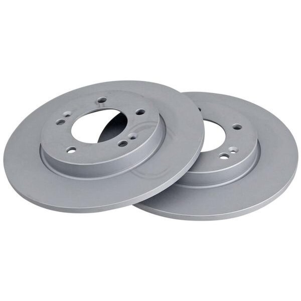 2 brake discs full Ø 272 mm 10 mm A.B.S. for HYUNDAI i30 and others