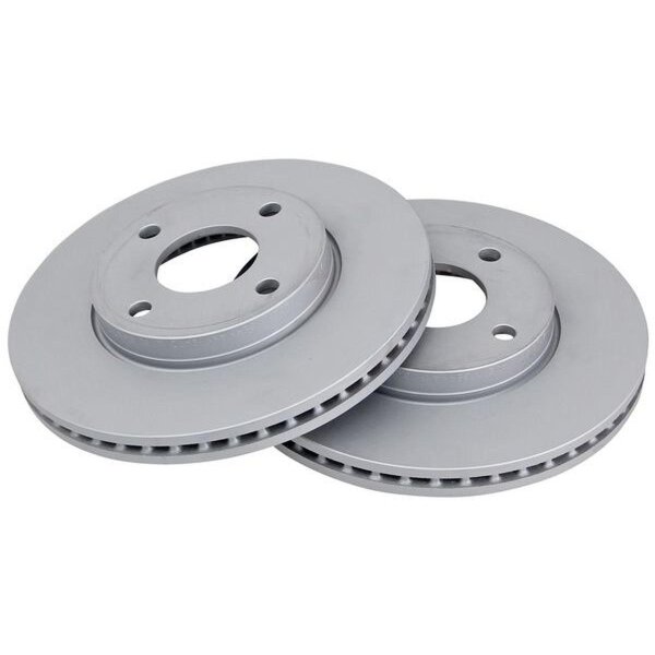 2 brake discs ventilated Ø 262 mm 23 mm A.B.S. for FORD FIESTA and others
