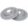 2 Bremsscheiben voll Ø 253 mm 12 mm A.B.S. für u.a. FORD FIESTA