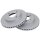 2 brake discs ventilated Ø 230 mm 20 mm A.B.S. for SUZUKI IGNIS