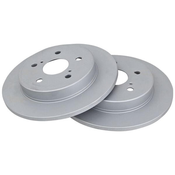 2 brake discs full Ø 281 mm 12 mm A.B.S. for TOYOTA RAV and others