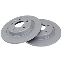 2 brake discs full Ø 288 mm 12 mm A.B.S. for OPEL...