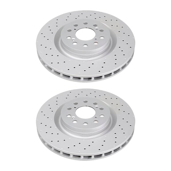 2 brake discs ventilated Ø 350 mm 32 mm A.B.S. for HONDA CIVIC and others