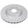2 brake discs ventilated Ø 350 mm 32 mm A.B.S. for HONDA CIVIC and others