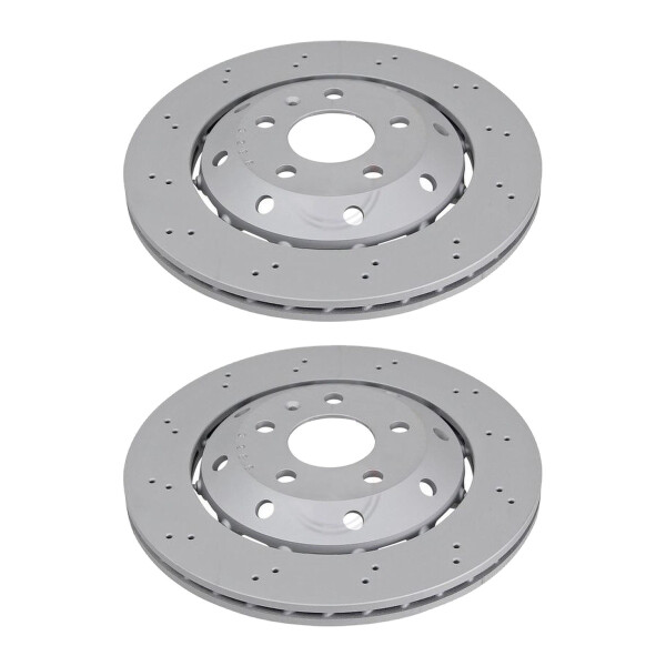 2 brake discs two-piece brake discs Ø 330 mm 22 mm A.B.S. for AUDI A5