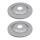 2 brake discs two-piece brake discs Ø 330 mm 22 mm A.B.S. for AUDI A5