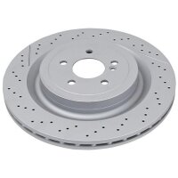 2 brake discs perforated ventilated Ø 360 mm 26 mm...