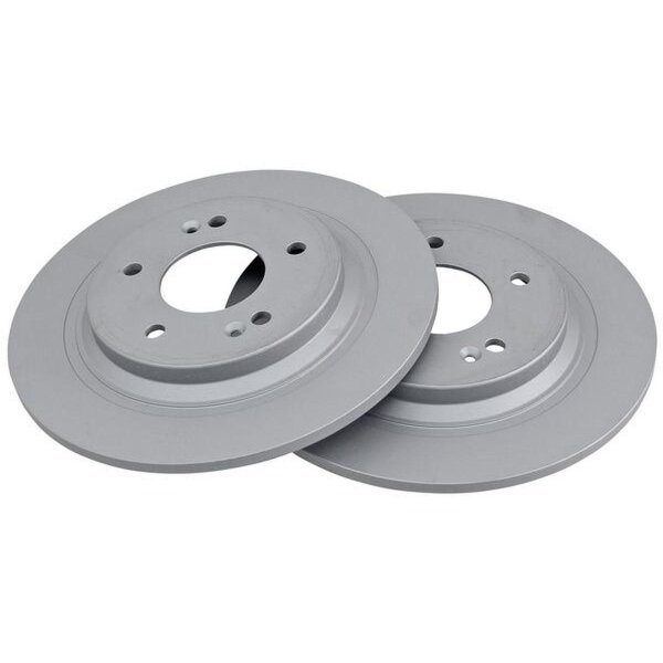 2 brake discs full Ø 284 mm 10 mm A.B.S. for HYUNDAI KONA and others