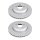 2 brake discs two-piece brake discs Ø 348 mm 30 mm A.B.S. for e.g. BMW 5 Series