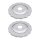 2 brake discs two-piece brake discs Ø 356 mm 22 mm A.B.S. for AUDI A7