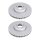 2 brake discs two-piece brake discs Ø 348 mm 36 mm A.B.S. for e.g. BMW 5 Series