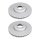 2 brake discs two-piece brake discs Ø 348 mm 36 mm A.B.S. for e.g. BMW 5 Series