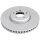 Brake disc front left 348mm ABS for BMW 5