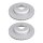 2 brake discs two-piece Ø 345 mm 24.2 mm A.B.S. for BMW 3 Series and others