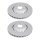 2 brake discs two-piece brake discs Ø 400 mm 36 mm A.B.S. for BMW 5 series