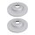 2 brake discs ventilated Ø 330 mm 24 mm A.B.S. for BMW 5 Series and others