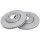 2 brake discs ventilated Ø 321 mm 28 mm A.B.S. for OPEL INSIGNIA and others