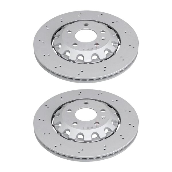 2 brake discs two-piece brake discs Ø 330 mm 22 mm A.B.S. for e.g. AUDI A4