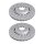 2 brake discs two-piece brake discs Ø 380 mm 30 mm A.B.S. for e.g. BMW 4 Series