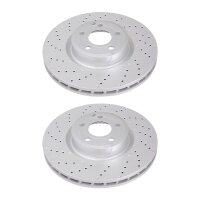 2 brake discs perforated ventilated Ø 342 mm 32 mm...