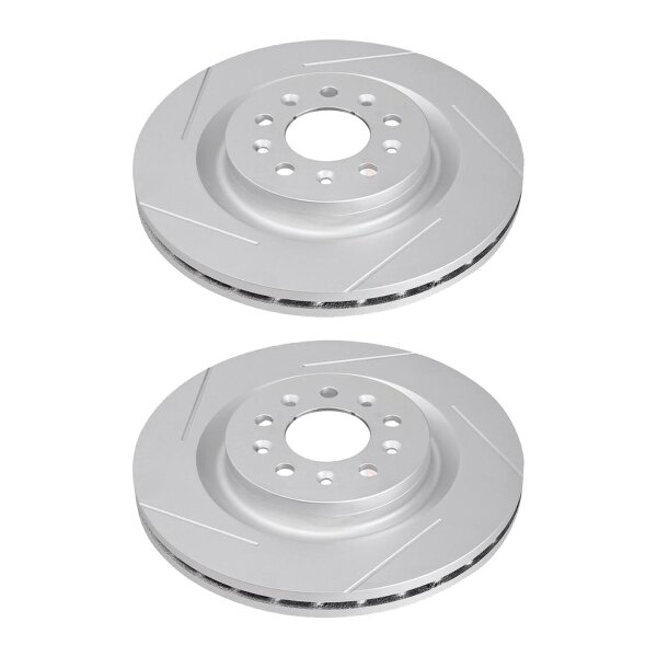 2 brake discs slotted Ø 330 mm 28 mm A.B.S. for ASTON MARTIN VANTAGE and others