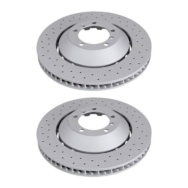 2 brake discs two-piece brake discs Ø 380 mm 34 mm A.B.S. for PORSCHE 911
