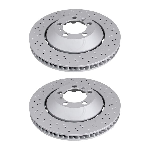 2 brake discs two-piece brake discs Ø 380 mm 34 mm A.B.S. for PORSCHE 911