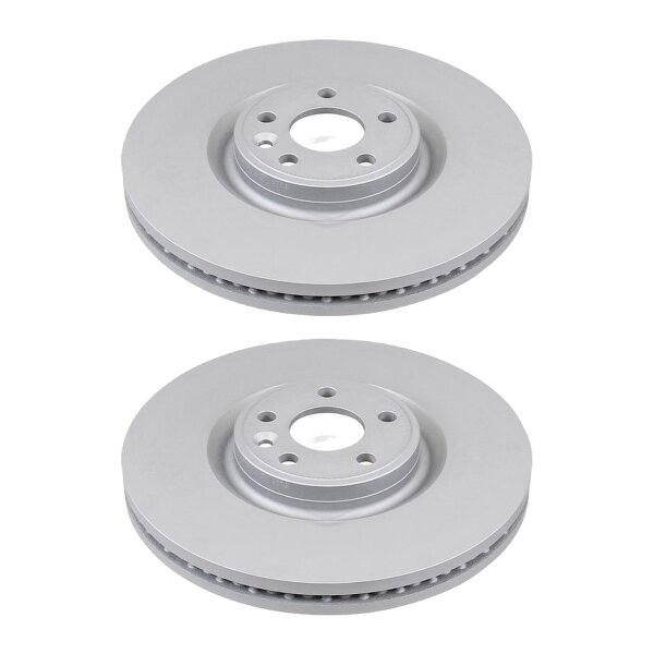 2 brake discs ventilated Ø 349 mm 34 mm A.B.S. for JAGUAR E-PACE and others