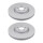 2 brake discs ventilated Ø 349 mm 34 mm A.B.S. for JAGUAR E-PACE and others