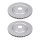 2 brake discs ventilated Ø 350 mm 28 mm A.B.S. for JAGUAR XK and others