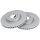 2 brake discs ventilated Ø 320 mm 28 mm A.B.S. for MITSUBISHI ECLIPSE and others