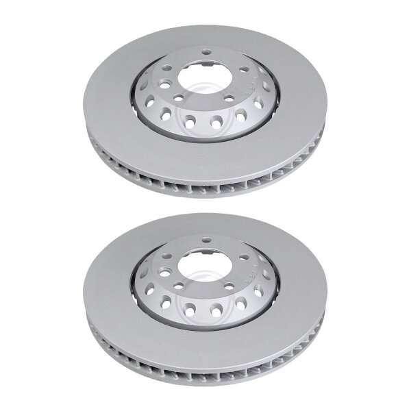 2 brake discs two-piece Ø 390 mm 38 mm A.B.S. for PORSCHE CAYENNE