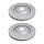 2 brake discs two-piece Ø 390 mm 38 mm A.B.S. for PORSCHE MACAN
