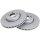 2 brake discs two-piece Ø 318 mm 30 mm A.B.S. for MB C-CLASS and others