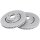 2 brake discs ventilated Ø 320 mm 28 mm A.B.S. for MAZDA 6 and others