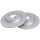 2 brake discs full Ø 320 mm 12 mm A.B.S. for MERCEDES-BENZ A-CLASS and others