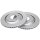 2 brake discs full Ø 314 mm 20 mm A.B.S. for HYUNDAI i30 and others