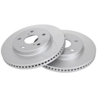 2 brake discs ventilated Ø 282 mm 25 mm A.B.S. for...